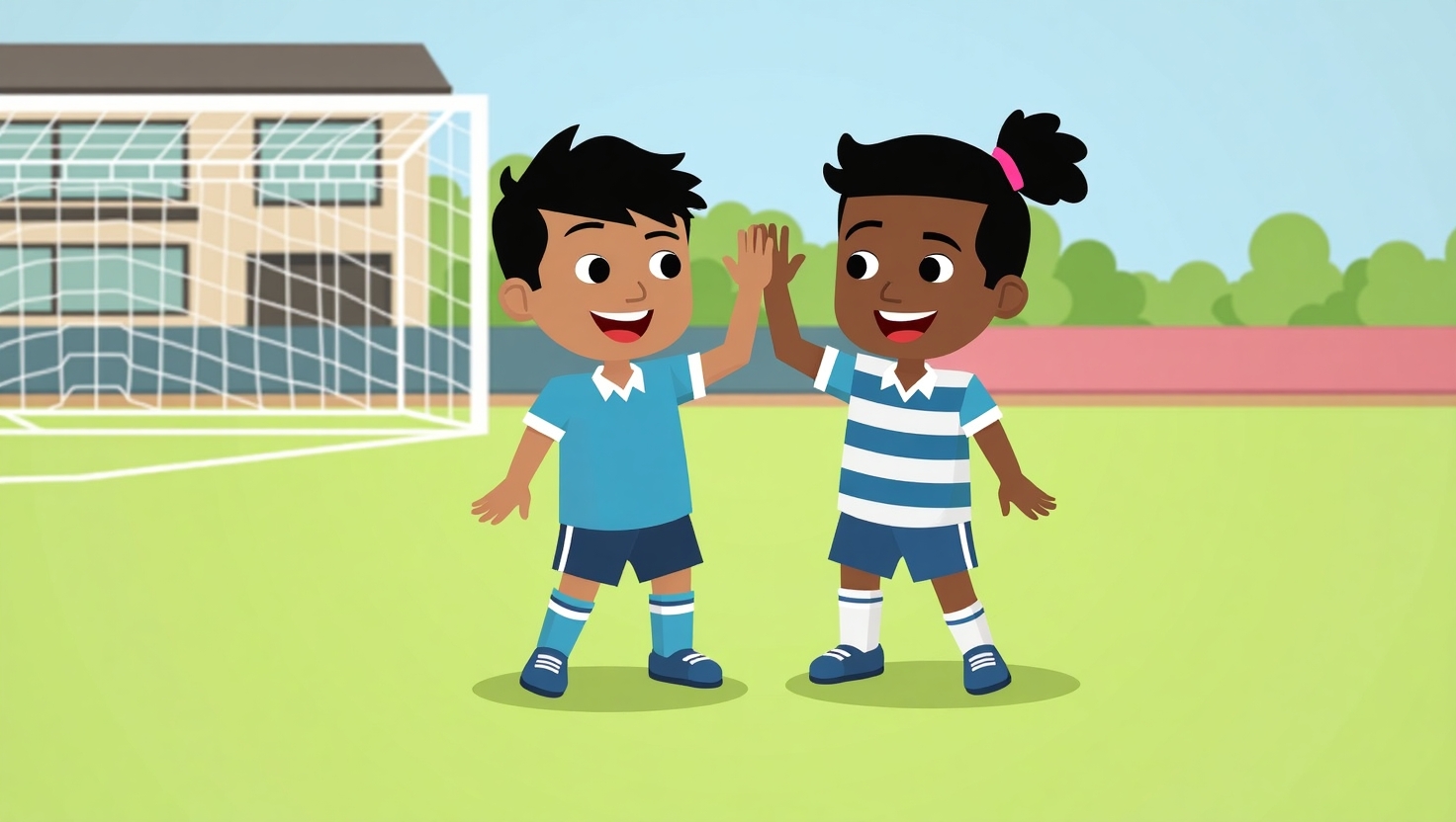 High Five with Friend